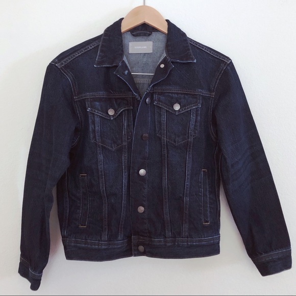 Everlane The Denim Jacket - Vintage Dark Blue Wash - Picture 7 of 8